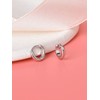Lansora Mini Tiny Huggie Hoop Earrings Top Upper Ear Cartilage
