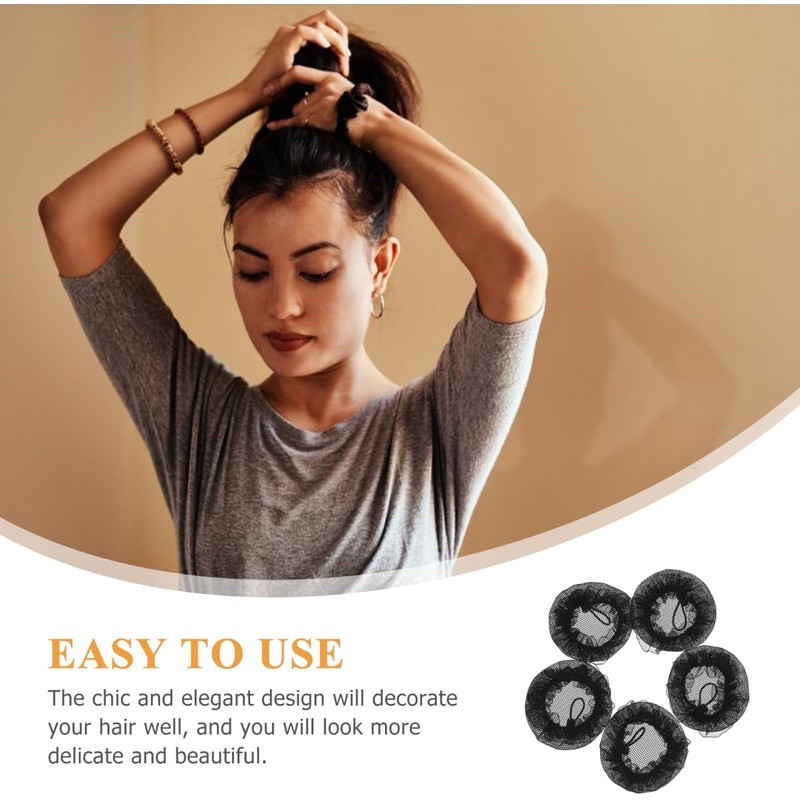 FOMIYES Redes EláSticas Para Cabello MoñO 10 Piezas Red Para
