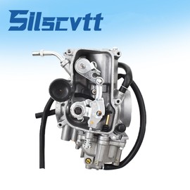Silscvtt Carburetor Carb with Intake Manifold and Fuel Valve Switch Replacement for Yamaha Moto-4 350 YFM350 1987-1990 1992-1995 Warrior 350 YFM350 1987-2004