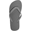 Brisa Solid Boy's Flip Flop Sandal Grey, 12/13