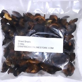 Dried Snails – 100% All Natural – Cleaned & Sun-Dried – 8oz | For Egusi, Okra, Ogbono | No Preservatives, High Protein