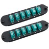 Fiber Optic Hardware Adapter Panel with LC Duplex MM OM3