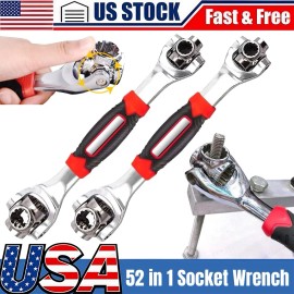 Unbranded 52 in 1 Universal Wrench Multi-Function Socket Tiger Spanners Adjustable Tools