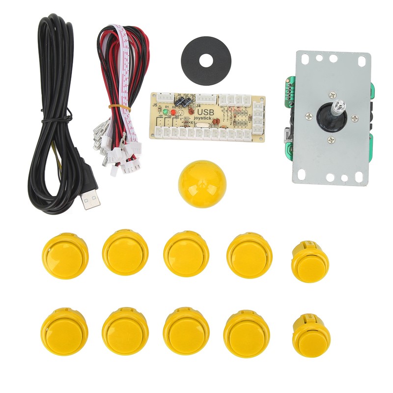 DIY USB Controller Computer Rocker Game Stick Joysticks with Control