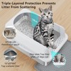 Stainless Steel Jumbo XXL Cat Litter Box with Lid |