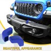 ASUBHA 2Pack Factory Bumper Tow Hook Covers for Most Cars