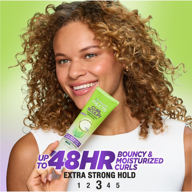 Garnier Fructis Style Curl Sculpt Conditioning Cream Gel for Bounce
