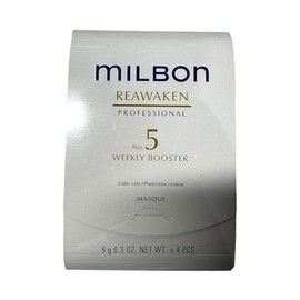 Milbon No. 5 Reawaken Professional weekly booster Hair Masque Color Safe 4 x 0.3 Fl. Oz.