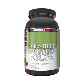 MuscleNh2 Muscle Nh2 Beef Protein Isolate Powder, Watermelon Flavour 900g, High Protein 90%, Collagen Protein, Clear Protein for Muscle Building, Fat Free, Dairy Free