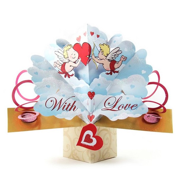 1 X THE ORIGINAL POP UPS - 39475 - CUPID - VALENTINE'S DAY CARD [Office Product]