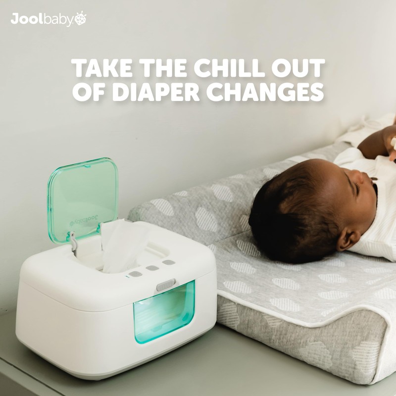 TinyBums Baby Wipe Warmer & Dispenser with LED Changing Light