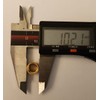 M8x1.0mm Brass Threaded Insert for 3D Printing