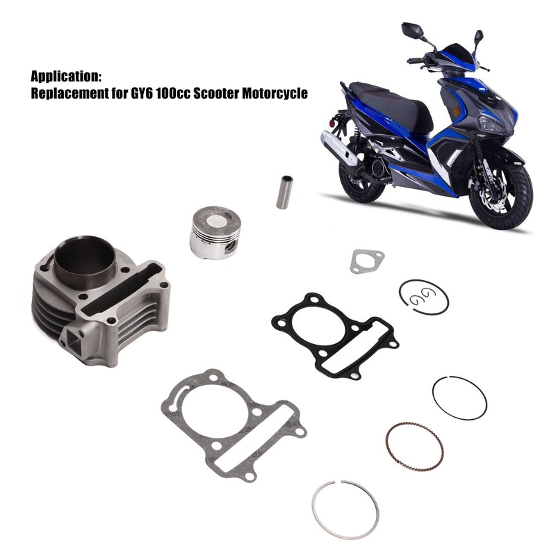 50mm Cylinder Assembly Kit Complete Piston Ring Kit Replacement for