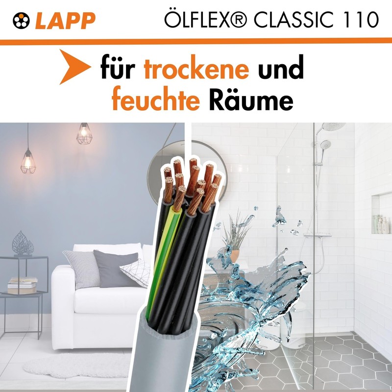 Lapp 1119103 Ölflex Classic 110 PVC Control Cable 3 x