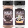 Upouria Coffee Topping Variety Pack - Chocolate and French Vanilla,