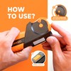 Orange Ninja 7-in-1 Garden Tool & Knife Sharpener – Sharpens
