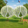 2Pcs Large 10x10FT Fruit Tree Netting with Zipper, Drawstring -