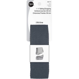 Dritz 28609-59 1-1/2" Polyester, Charcoal Belting for Straps and Handles