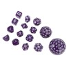 15pcs Polyhedral Dice Set 3 to 100 Sides Complete Polyhedral