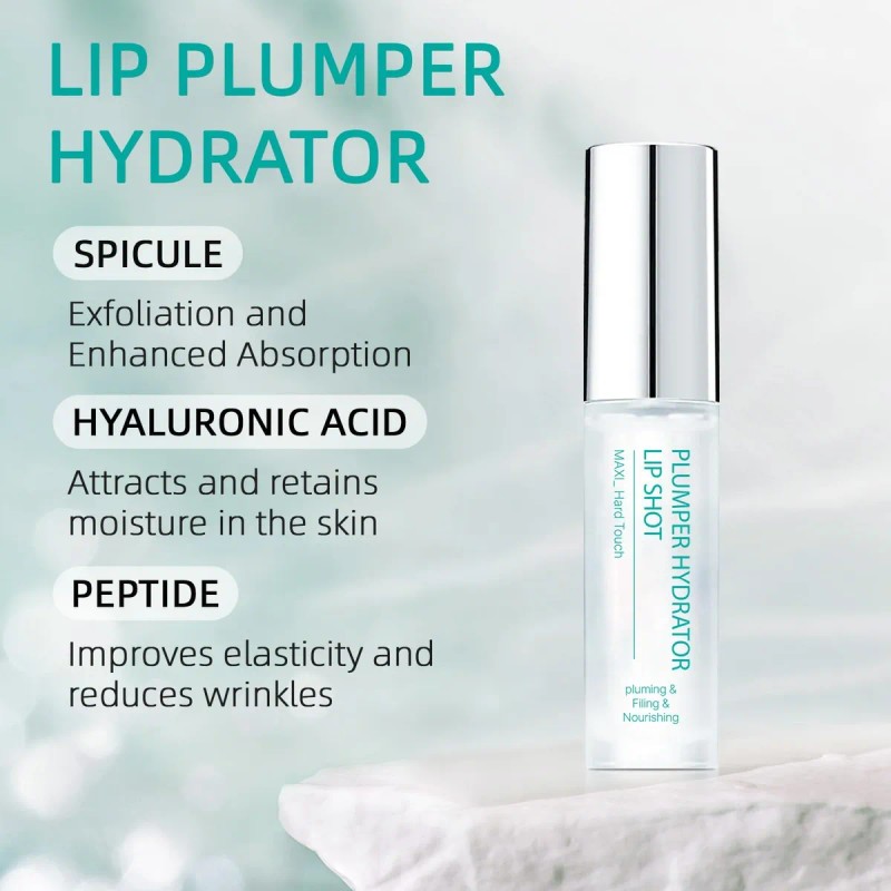 Aceite Labial Hidratante Y Voluminizador Con Microagujas