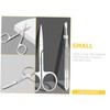 FOMIYES Stainless Steel Eyebrow Grooming Kit Durable Brow Scissors Precision