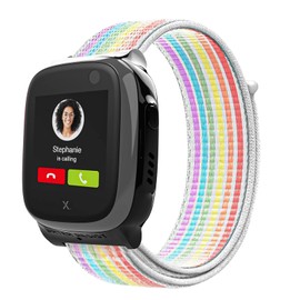 Snyeest Nylon Wristbands Compatible with Xplora X5 Wristband, Xplora Kids Smartwatch Velcro Fastener Girls Boys Adjustable Braided Replacement Wristbands for Xplora X5 Play / XGO 2