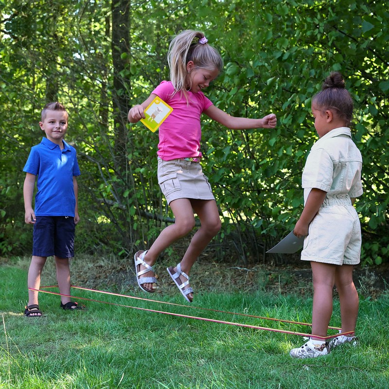 SES Creative 02248 Jump Animals-French Skipping Challenges