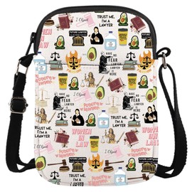Lawyer Crossbody Bag Legal Practitioner Gift Law Prosecutor Gift Lawyer Graduation Gift Attorney Gift (Lawyer CR CA)