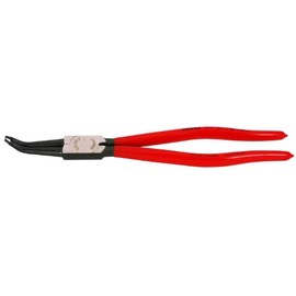 KNIPEX Tools - Circlip Pliers, Internal, 45 Degree Angled, Forged Tip, 3 11/32"-5 1/2" Bore Dia. (4431J42SBA)