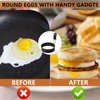 Egg Rings for Frying Eggs Nonstick 5 Packs Egg Ring