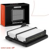 A-Premium Juego de 2 Filtros de Aire de Motor para