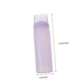 OATIPHO 6pcs Hair Dye Applicator Bottle Durable Hair Coloring Applicator with Comb for Precise Application for Home Salon Use and Easy One Handed Operation