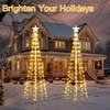 Ollny Christmas Tree Lights, 6FT 170 LED Warm White Outdoor