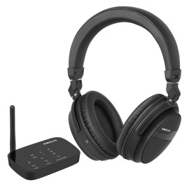 SIMOLIO Wireless Headphones for TV Watching, aptX-LL Bluetooth Transmitter  & Headphones