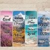 Moukeren 4 Pcs Church Banners with Scripture Religious Porch Banners