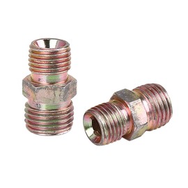 X AUTOHAUX 5pcs M12 x 1.25mm to M14 x 1.5mm Car Pipe Fitting Connector Adapter