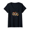 Womens Susie Q's Scaleless Corn Snakes V-Neck T-Shirt