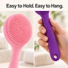 Silicone Back Scrubber for Shower – Long Handle Bath Body