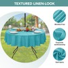 LUSHVIDA Outdoor Tablecloth with Umbrella Hole - Patio Table Cloth