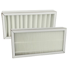 vhbw Filterset kompatibel mit Pluggit Avent R150 Lüftungsgerät - Luftfilter G4 / F7 (2 Stück), Weiß