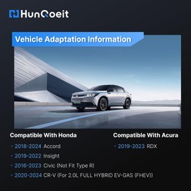 Hunqoeit K750865 2Pcs Front Stabilizer Sway Bar End Link Fit for Acura 2019 2020 2021 2022 2023 RDX, Fit for Honda 2018-2024 Accord, 2019 2020 2021 2022 Insight 2016-2023 Civic, 2020-2024 CR-V