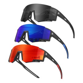 KALIYADI Polarized Sunglasses-for-Kids Kids Sunglasses: Boys and Girls Sports Sun Glasses with UV400 for Cycling Running