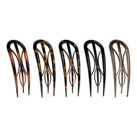 5 U Shaped Hair Clips, Simple and Fashionable Hair Accessories, Women's Bun Hair Inserts, Hairpin, French Hair Clips, Hairstyle Accessories