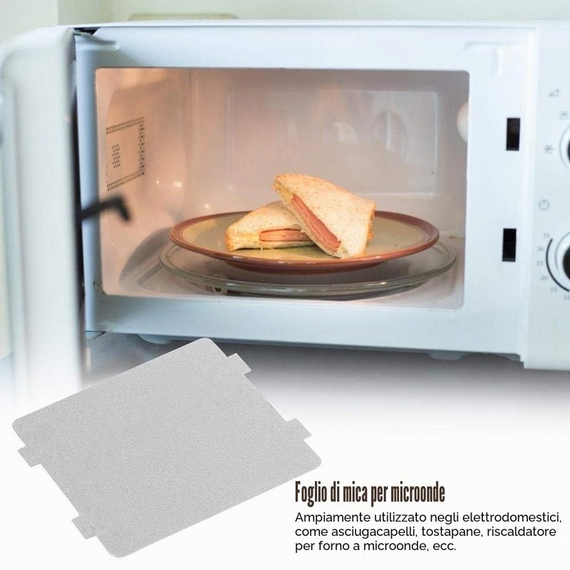 TOPINCN 10 Pezzi Coperchio Guida d'onda Forno a Microonde Foglio