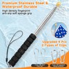Telescopic Portable Handheld Flag Pole and 3'x5' American US Flag