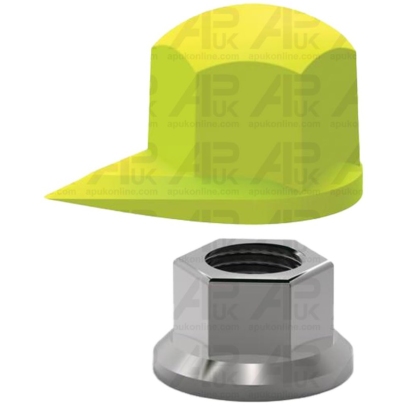 APUK 6x Checkpoint Wheel Nut Indicator Rubber Boot Dust Cap