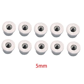 10PCS Stainless Steel Dowel Pin Center Drill Dowel Pin Centre Points Dowel Locator Positioner 4-12mm for Woodwork(5mm)