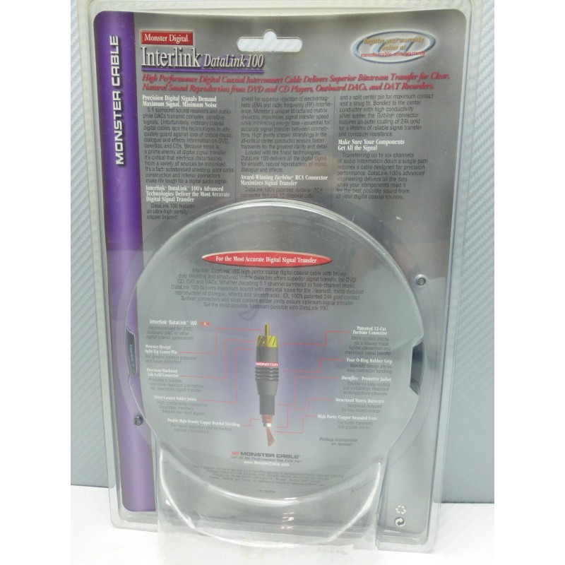 Monster Cable DataLink 100 Digital coaxial cable 2 meter