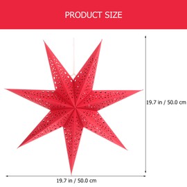 Gadpiparty 3pcs Star Pendant Lampshade Hanging Star Ceiling Shade for Christmas Party Decorations Elegant Design for Home Office and Festivals