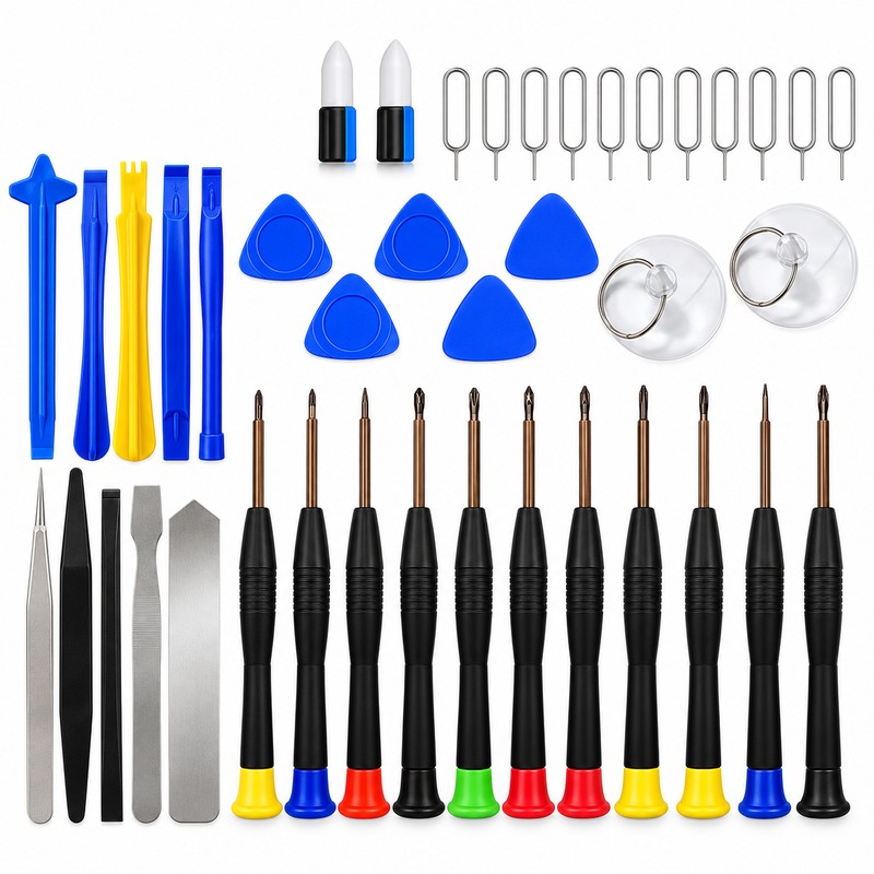 40-in-1 Mobile Phone Repair Tool Kit – Screwdriver, Spudger &